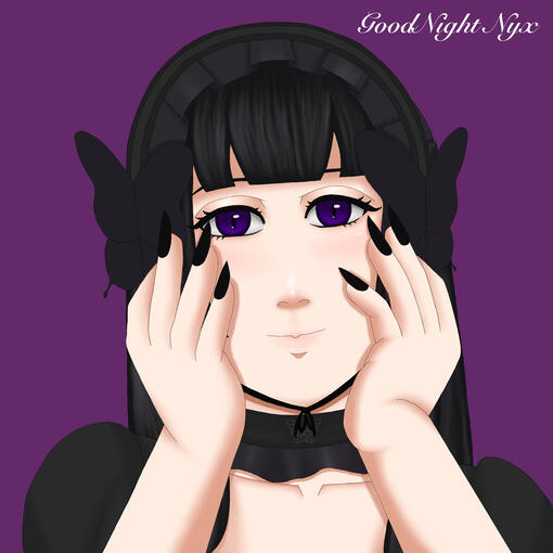 Nyx oc art — yandere face